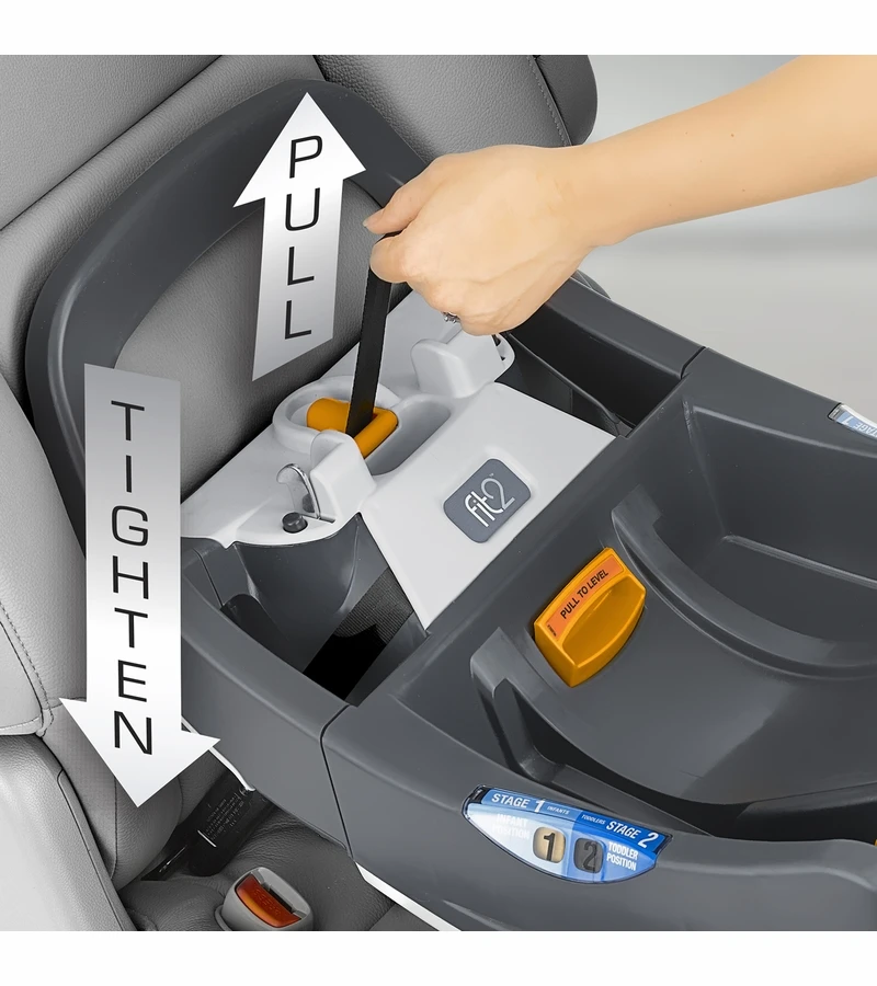 Chicco Fit2 Rear-Facing Infant & Toddler Car Seat With Anti-Rebound Bar - Tempo 4 Chicco Fit2 Rear-Facing Infant & Toddler Car Seat With Anti-Rebound Bar - Tempo - Image 4