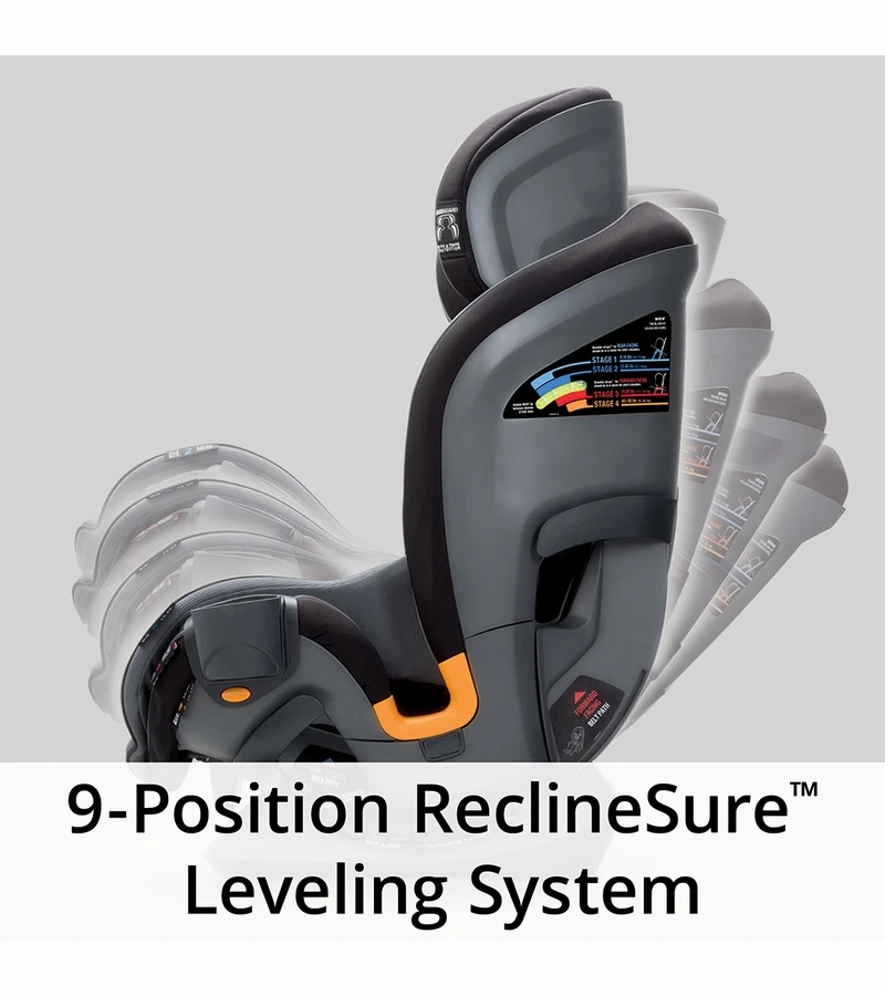 Chicco Fit4 Adapt 4-in-1 Convertible Car Seat - Ember 6 Chicco Fit4 Adapt 4-in-1 Convertible Car Seat - Ember - Image 6