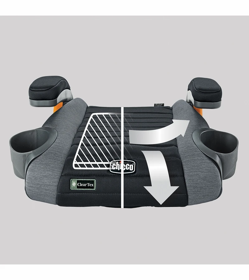 Chicco GoFit ClearTex Backless Booster Car Seat - Shadow 2 Chicco GoFit ClearTex Backless Booster Car Seat - Shadow - Image 2