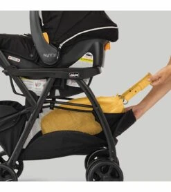 Chicco KeyFit Caddy Car Seat Frame Stroller - Black -Britax || Little Unicorn || Graco Shop chicco keyfit caddy car seat frame stroller black 37