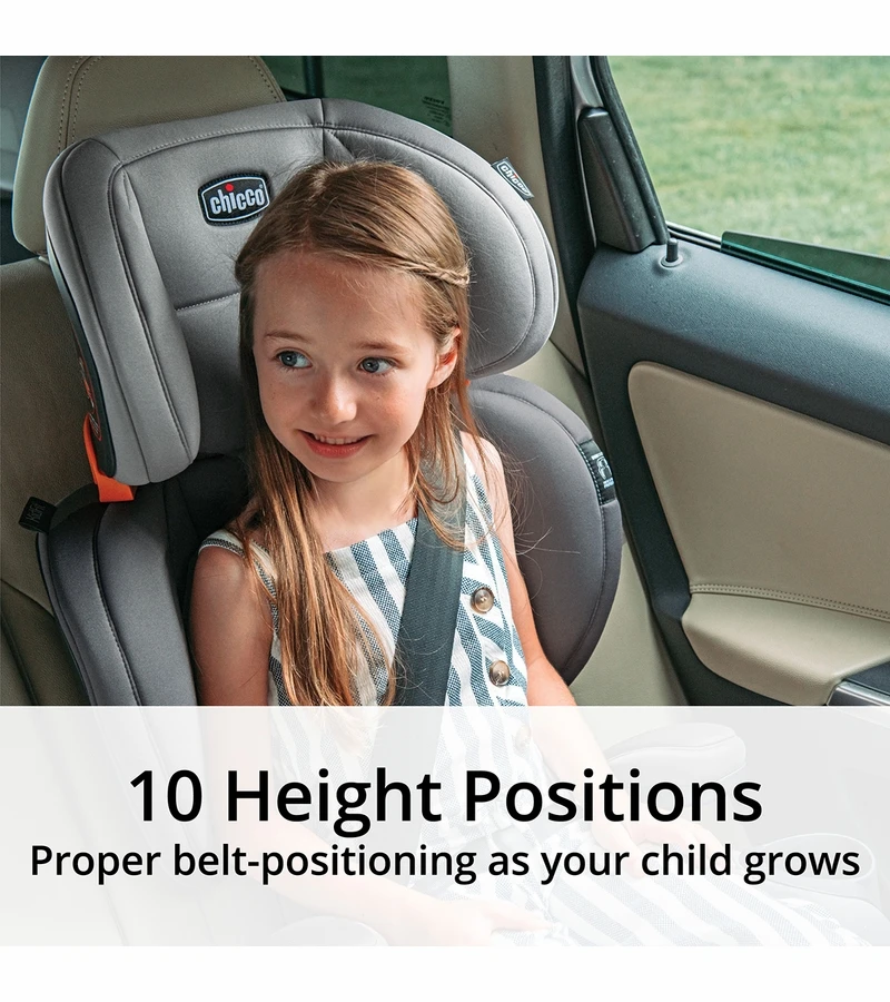 Chicco KidFit ClearTex Plus 2-in-1 Belt Positioning Booster Car Seat - Lilac 2 Chicco KidFit ClearTex Plus 2-in-1 Belt Positioning Booster Car Seat - Lilac - Image 2