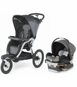 Chicco TRE Performance Jogging Stroller + Keyfit 30 Travel System Bundle - Titan / Orion