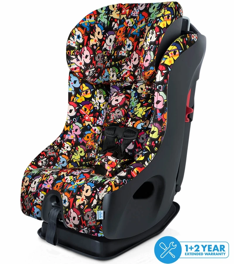 Clek Fllo 2018 Convertible Car Seat - Tokidoki Unicorno Disco 1 Clek Fllo 2018 Convertible Car Seat - Tokidoki Unicorno Disco