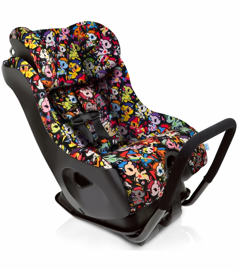 Clek Fllo 2018 Convertible Car Seat - Tokidoki Unicorno Disco 2 Clek Fllo 2018 Convertible Car Seat - Tokidoki Unicorno Disco - Image 2