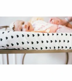 Copper Pearl Changing Pad Cover - Smitten -Britax || Little Unicorn || Graco Shop copper pearl changing pad cover smitten 202