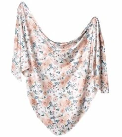 Copper Pearl Knit Swaddle Blanket - Autumn