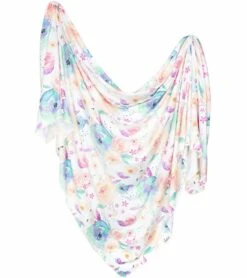 Copper Pearl Knit Swaddle Blanket - Bloom