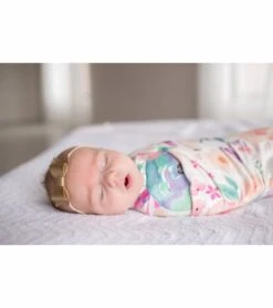 Copper Pearl Knit Swaddle Blanket - Bloom 7 Copper Pearl Knit Swaddle Blanket - Bloom -Britax || Little Unicorn || Graco Shop copper pearl knit swaddle blanket bloom 198