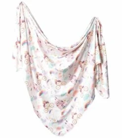 Copper Pearl Knit Swaddle Blanket - Enchanted