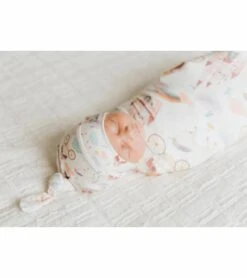 Copper Pearl Knit Swaddle Blanket - Enchanted -Britax || Little Unicorn || Graco Shop copper pearl knit swaddle blanket enchanted 183