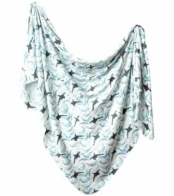 Copper Pearl Knit Swaddle Blanket - Kai