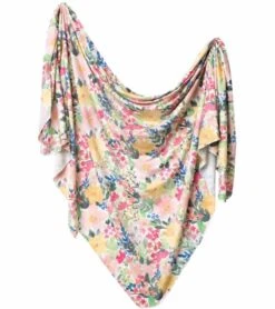 Copper Pearl Knit Swaddle Blanket - Lark