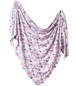 Copper Pearl Knit Swaddle Blanket - Morgan