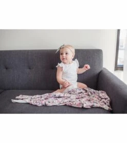 Copper Pearl Knit Swaddle Blanket - Morgan -Britax || Little Unicorn || Graco Shop copper pearl knit swaddle blanket morgan 214