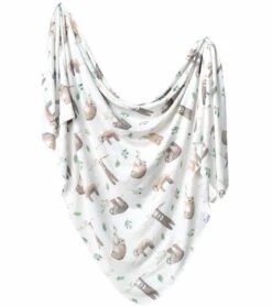 Copper Pearl Knit Swaddle Blanket - Noah