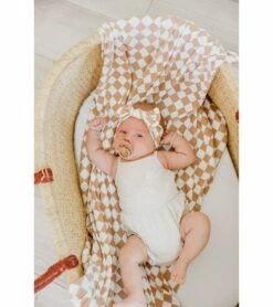 Copper Pearl Knit Swaddle Blanket - Rad -Britax || Little Unicorn || Graco Shop copper pearl knit swaddle blanket rad 8