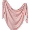 Copper Pearl Knit Swaddle Blanket - Star