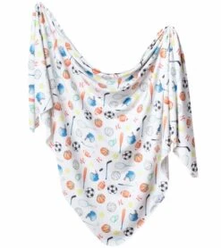 Copper Pearl Knit Swaddle Blanket - Varsity