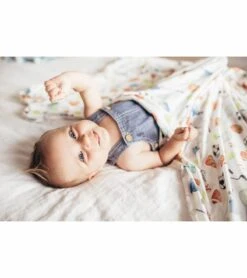 Copper Pearl Knit Swaddle Blanket - Varsity -Britax || Little Unicorn || Graco Shop copper pearl knit swaddle blanket varsity 175