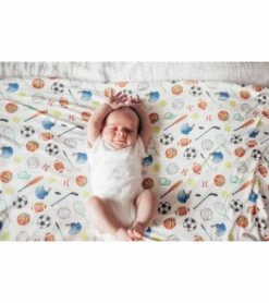 Copper Pearl Knit Swaddle Blanket - Varsity -Britax || Little Unicorn || Graco Shop copper pearl knit swaddle blanket varsity 178