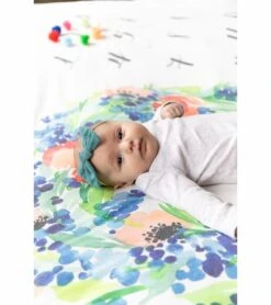 Copper Pearl Knit Swaddle Blanket - Wren -Britax || Little Unicorn || Graco Shop copper pearl knit swaddle blanket wren 234