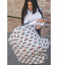 Copper Pearl Multi-Use Cover - Bison 8 Copper Pearl Multi-Use Cover - Bison -Britax || Little Unicorn || Graco Shop copper pearl multi use cover bison 145