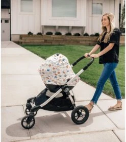 Copper Pearl Multi-Use Cover - Varsity 7 Copper Pearl Multi-Use Cover - Varsity -Britax || Little Unicorn || Graco Shop copper pearl multi use cover varsity 158