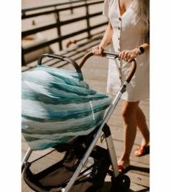 Copper Pearl Multi-Use Cover - Waves -Britax || Little Unicorn || Graco Shop copper pearl multi use cover waves 185