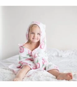 Copper Pearl Muslin Hooded Towel - Grace -Britax || Little Unicorn || Graco Shop copper pearl muslin hooded towel grace 228