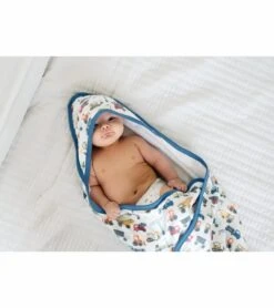 Copper Pearl Premium Hooded Towel - Diesel -Britax || Little Unicorn || Graco Shop copper pearl premium hooded towel diesel 97