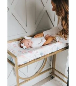 Copper Pearl Premium Knit Diaper Changing Pad Cover - Bloom 10 Copper Pearl Premium Knit Diaper Changing Pad Cover - Bloom -Britax || Little Unicorn || Graco Shop copper pearl premium knit diaper changing pad cover bloom 216