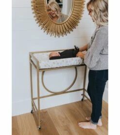 Copper Pearl Premium Knit Diaper Changing Pad Cover - Chip -Britax || Little Unicorn || Graco Shop copper pearl premium knit diaper changing pad cover chip 195