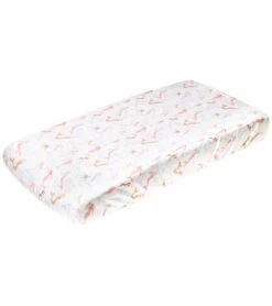 Copper Pearl Premium Knit Diaper Changing Pad Cover - Coral