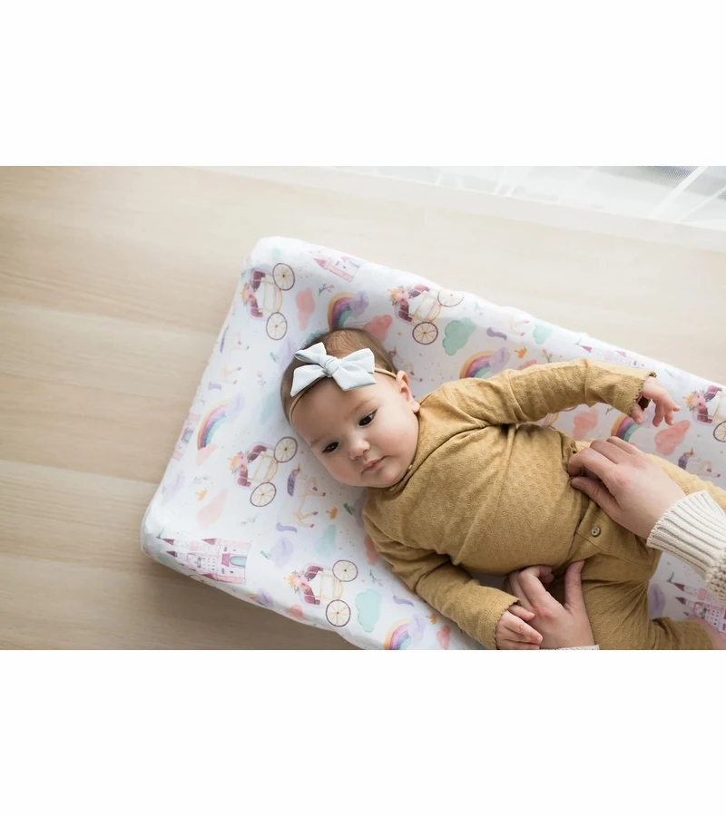 Copper Pearl Premium Knit Diaper Changing Pad Cover - Enchanted 2 Copper Pearl Premium Knit Diaper Changing Pad Cover - Enchanted - Image 2