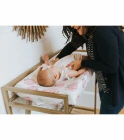 Copper Pearl Premium Knit Diaper Changing Pad Cover - Grace -Britax || Little Unicorn || Graco Shop copper pearl premium knit diaper changing pad cover grace 214