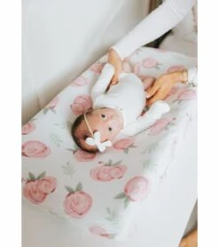 Copper Pearl Premium Knit Diaper Changing Pad Cover - Grace -Britax || Little Unicorn || Graco Shop copper pearl premium knit diaper changing pad cover grace 215