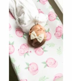 Copper Pearl Premium Knit Diaper Changing Pad Cover - Grace -Britax || Little Unicorn || Graco Shop copper pearl premium knit diaper changing pad cover grace 217