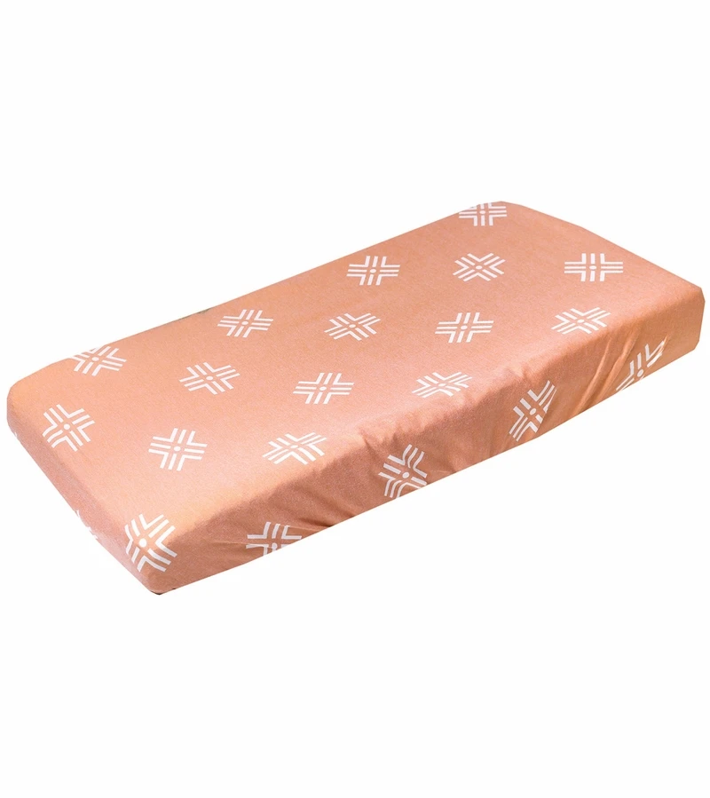 Copper Pearl Premium Knit Diaper Changing Pad Cover - Mesa 1 Copper Pearl Premium Knit Diaper Changing Pad Cover - Mesa