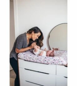 Copper Pearl Premium Knit Diaper Changing Pad Cover - Morgan -Britax || Little Unicorn || Graco Shop copper pearl premium knit diaper changing pad cover morgan 213