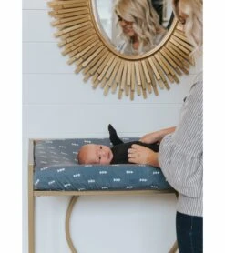 Copper Pearl Premium Knit Diaper Changing Pad Cover - North -Britax || Little Unicorn || Graco Shop copper pearl premium knit diaper changing pad cover north 213