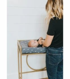 Copper Pearl Premium Knit Diaper Changing Pad Cover - North -Britax || Little Unicorn || Graco Shop copper pearl premium knit diaper changing pad cover north 216