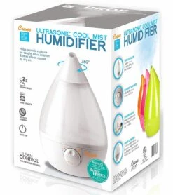 Crane Cool Mist Drop Shape Humidifier - White -Britax || Little Unicorn || Graco Shop crane cool mist drop shape humidifier white 131
