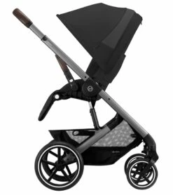 Cybex Balios S Lux 2 Stroller + Aton 2 SensorSafe Travel System Bundle - Taupe Frame / Seashell Beige / Lavastone Black 11 Cybex Balios S Lux 2 Stroller + Aton 2 SensorSafe Travel System Bundle - Taupe Frame / Seashell Beige / Lavastone Black -Britax || Little Unicorn || Graco Shop cybex balios s lux 2 stroller aton 2 sensorsafe travel system bundle silver frame lava grey lavastone black 133 2