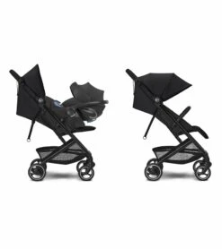Cybex Beezy 2 Compact Stroller + Aton 2 SensorSafe Travel System Bundle - Ocean Blue / Lavastone Black -Britax || Little Unicorn || Graco Shop cybex beezy 2 compact stroller aton 2 sensorsafe travel system bundle beach blue lavastone black 134