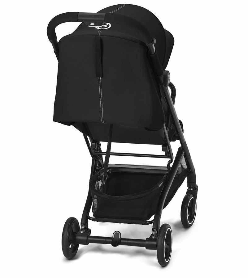 Cybex Beezy 2 Compact Stroller + Aton 2 SensorSafe Travel System Bundle - Moon Black / Lavastone Black 5 Cybex Beezy 2 Compact Stroller + Aton 2 SensorSafe Travel System Bundle - Moon Black / Lavastone Black - Image 5