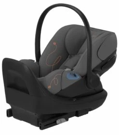 Cybex Cloud G Comfort Extend Reclining Infant Car Seat With Anti-Rebound Bar - Lava Grey