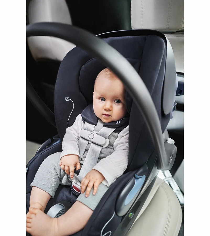 Cybex Cloud G Comfort Extend Reclining Infant Car Seat With Anti-Rebound Bar - Ocean Blue 7 Cybex Cloud G Comfort Extend Reclining Infant Car Seat With Anti-Rebound Bar - Ocean Blue - Image 7