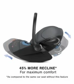 Cybex Cloud G Lux SensorSafe Comfort Extend Reclining Infant Car Seat - Monument Grey -Britax || Little Unicorn || Graco Shop cybex cloud g lux sensorsafe comfort extend reclining infant car seat monument grey 47