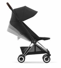 Cybex COYA Compact Stroller + Cloud G Lux SensorSafe Travel System Bundle - Matte Black / Mirage Grey / Moon Black -Britax || Little Unicorn || Graco Shop cybex coya compact stroller cloud g lux sensorsafe travel system bundle chrome sepia black moon black 10 7