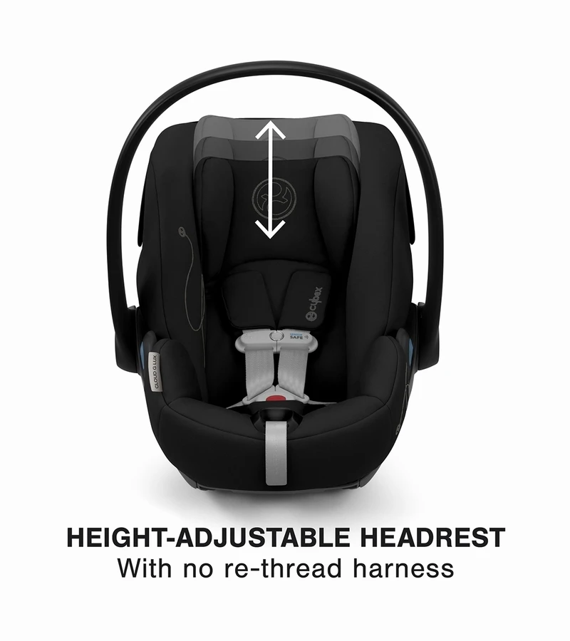 Cybex COYA Compact Stroller + Cloud G Lux SensorSafe Travel System Bundle - Matte Black / Sepia Black / Moon Black 2 Cybex COYA Compact Stroller + Cloud G Lux SensorSafe Travel System Bundle - Matte Black / Sepia Black / Moon Black - Image 2